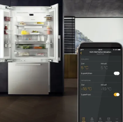 Frigo Congelatore French Door KF2982Vi in grande formato di Miele