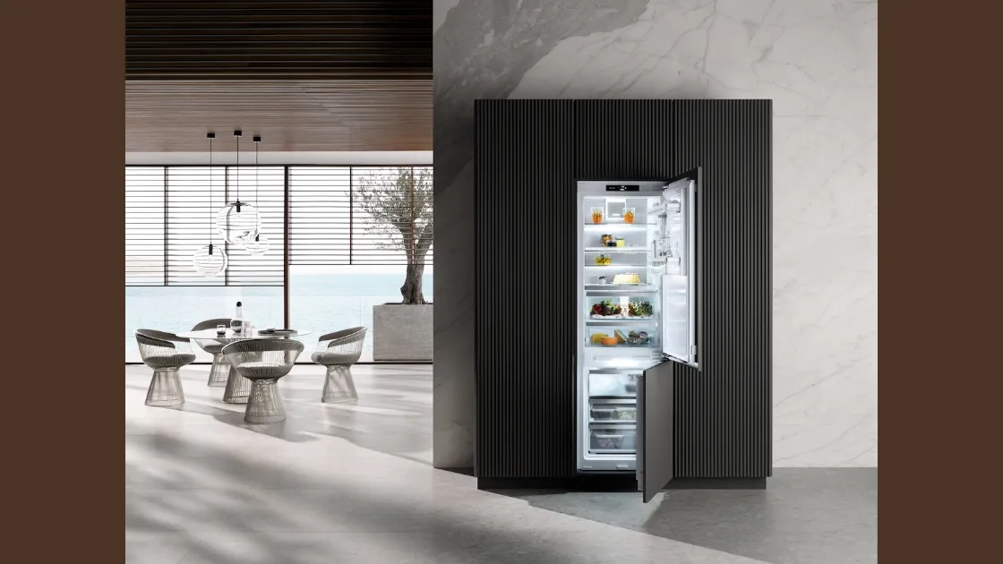 Frigorifero Congelatore KFN7795D da incasso con Ice Maker di Miele