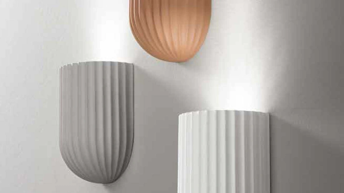 Lampada da parete Beton di Ondaluce