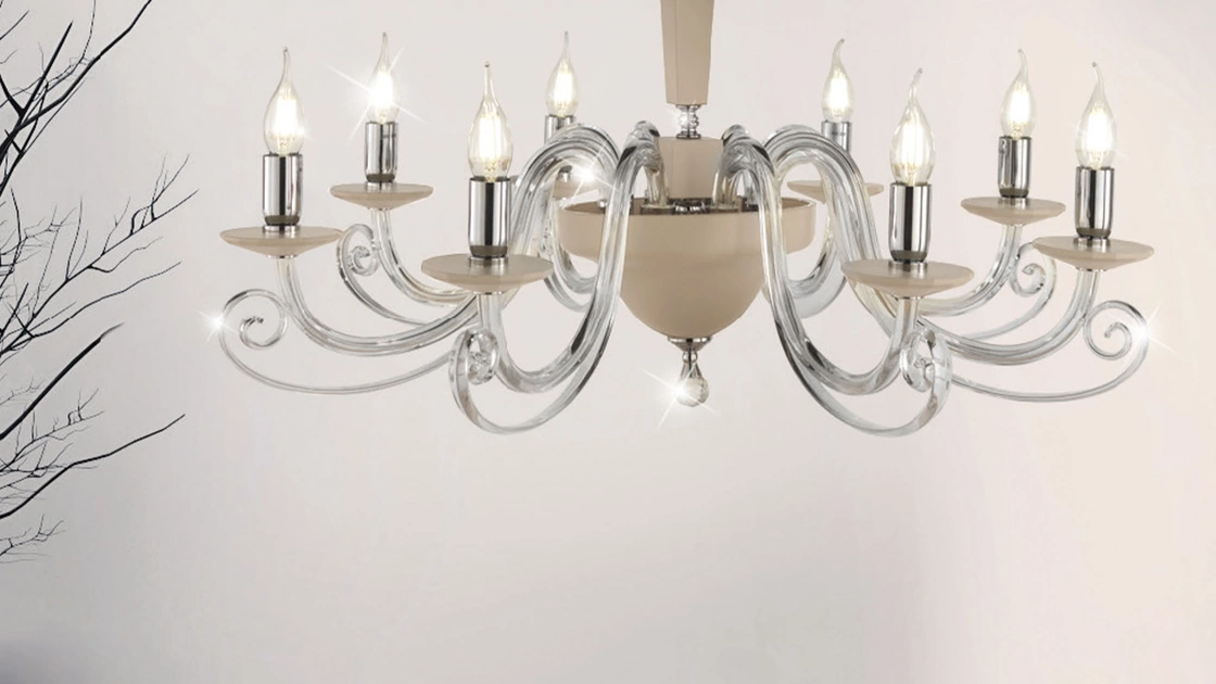 Lampada classica a sospensione Cherubini di Ondaluce