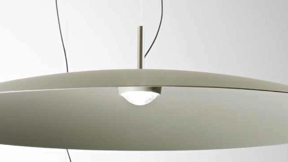 Lampada a sospensione Elle in alluminio di Ondaluce