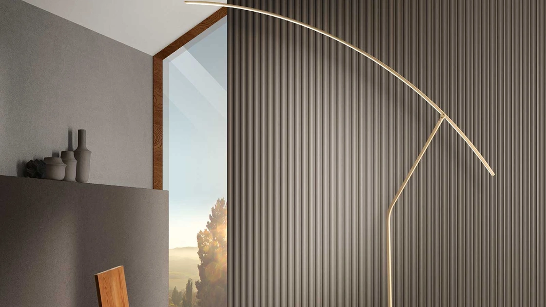 Lampada da terra Folaga di Ondaluce