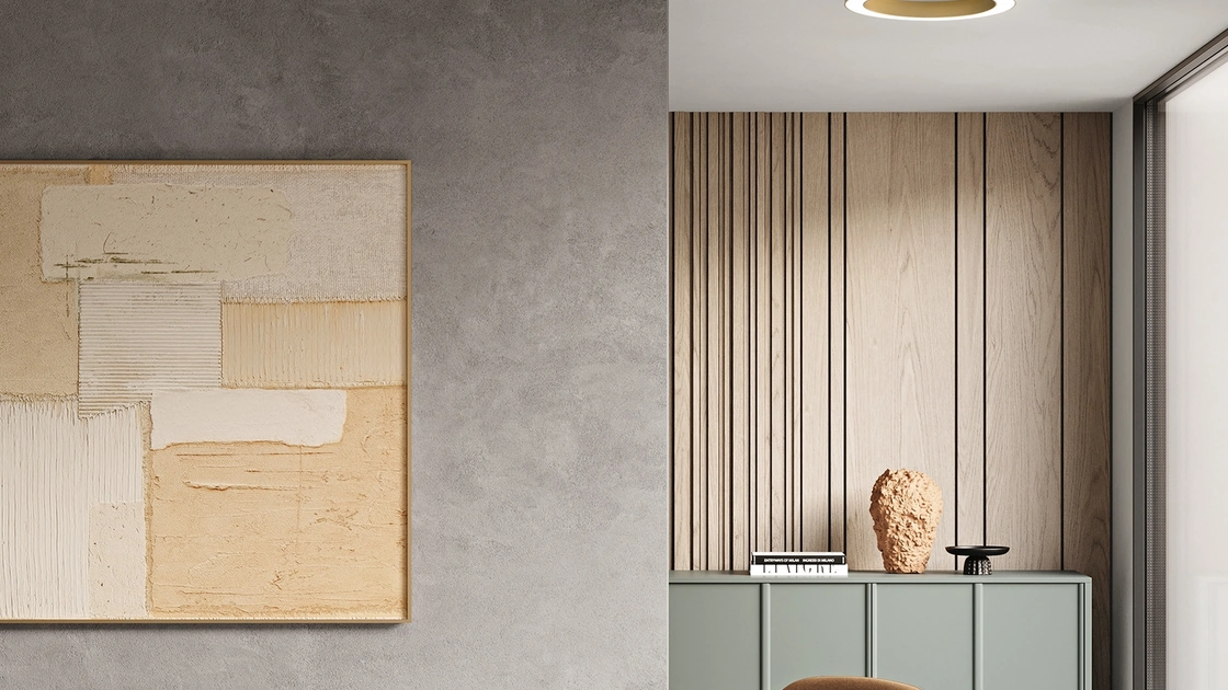 Lampada a soffitto Globus in alluminio di Ondaluce