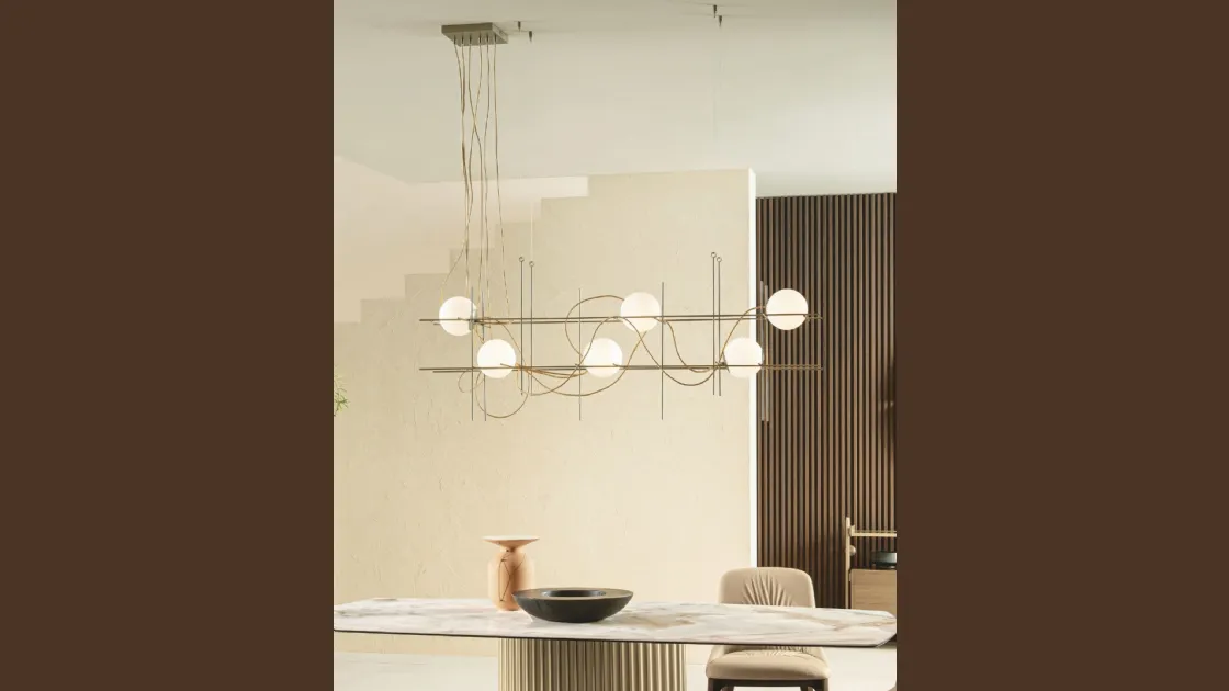 Lampada a sospensione Iron S di Riflessi