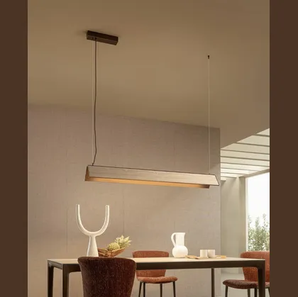 Lampada a sospensione Lucilla S in metallo e ceramica di Riflessi