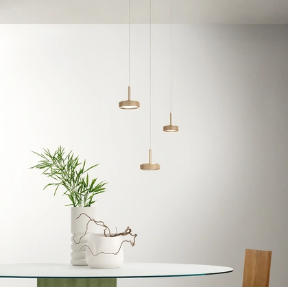 Lampada a sospensione Nina in metallo di Ondaluce