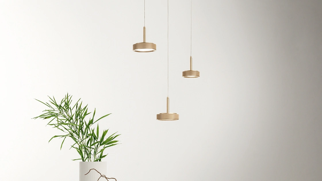 Lampada a sospensione Nina in metallo di Ondaluce