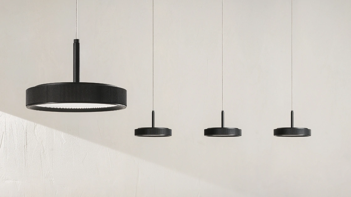 Lampada a sospensione Nina in metallo di Ondaluce