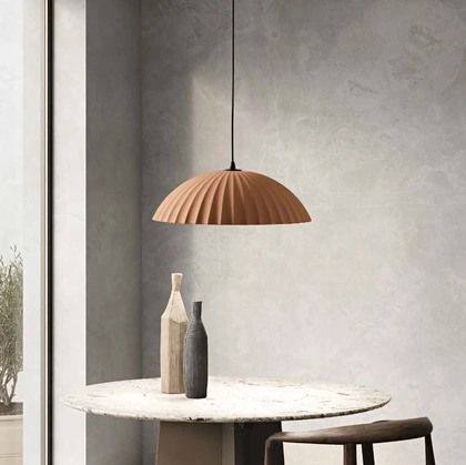 Lampada a sospensione Rustic in cemento di Ondaluce