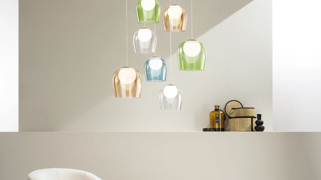 Lampada a sospensione Santos di Ondaluce