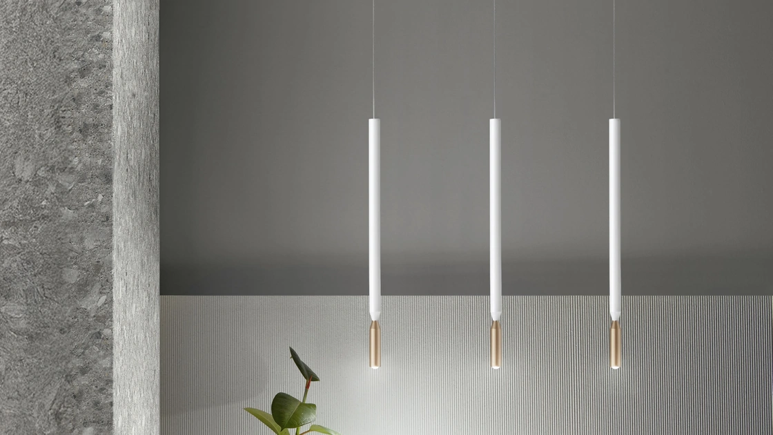 Lampada a sospensione Tubic di Ondaluce