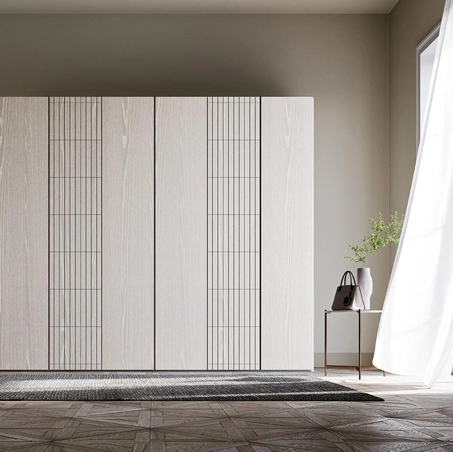 Armadio con ante battenti in legno Comp N21 di Mobilgam