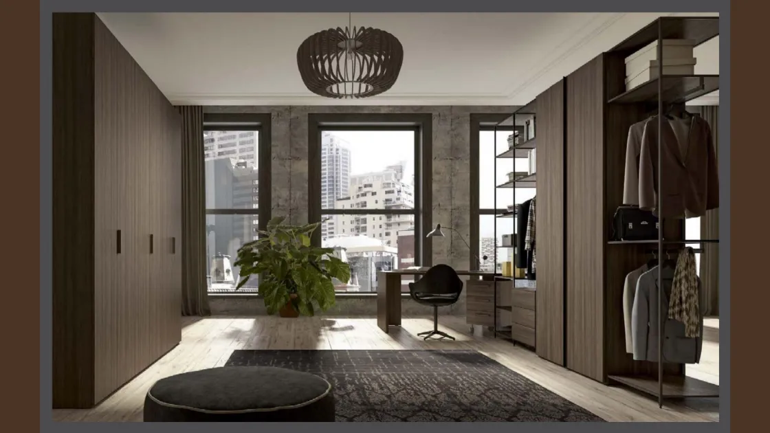 Armadio con ante battenti Urban GD1105 di Abitare Mobilstella