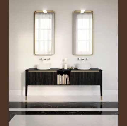 Mobile da Bagno a terra in essenza legno Art 03 di Puntotre