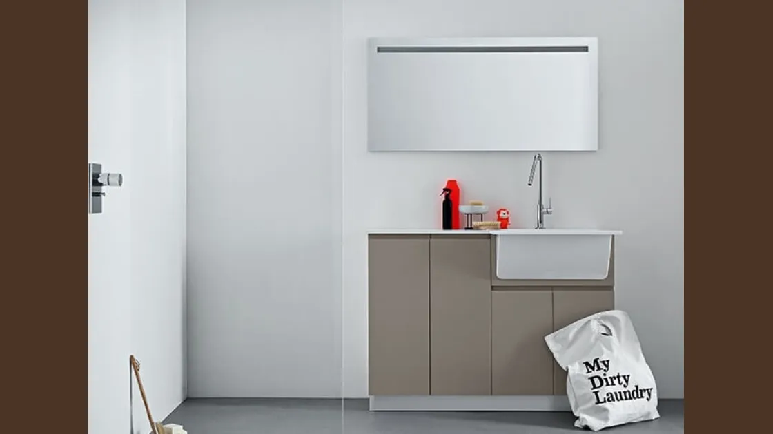 Mobile da Lavanderia in laccato opaco Idrobox 15 di Birex
