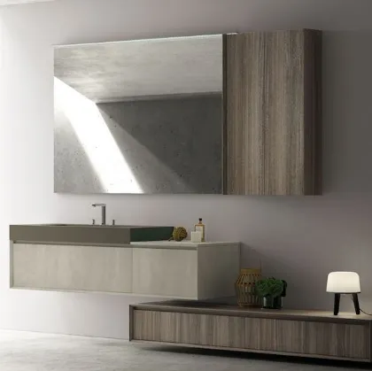 Mobile da Bagno M2 Composizione 4 di Puntotre