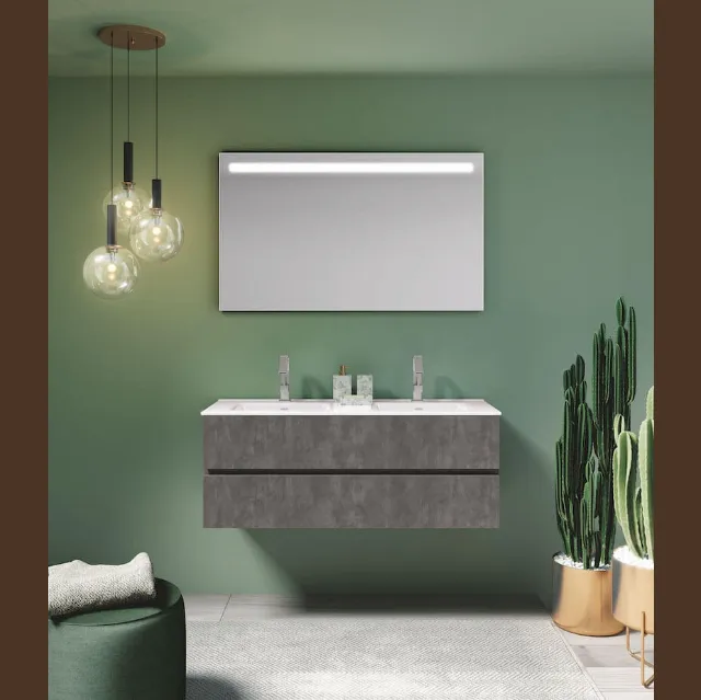 Mobile da Bagno sospeso in laminato Up & Down 06 di Puntotre