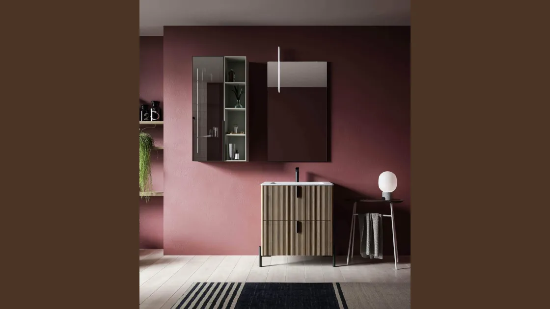 Mobile da Bagno Vertigo Composizione 5 di Puntotre