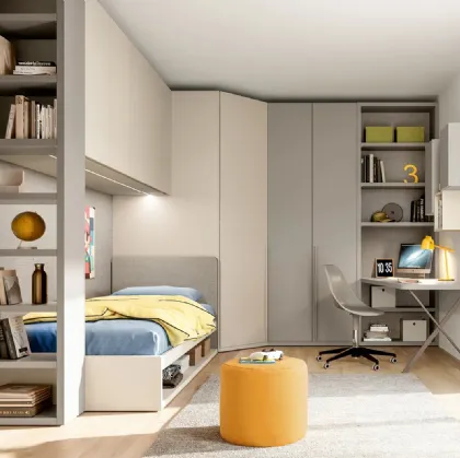 Cameretta a ponte Layout 02B di Doimo Cityline