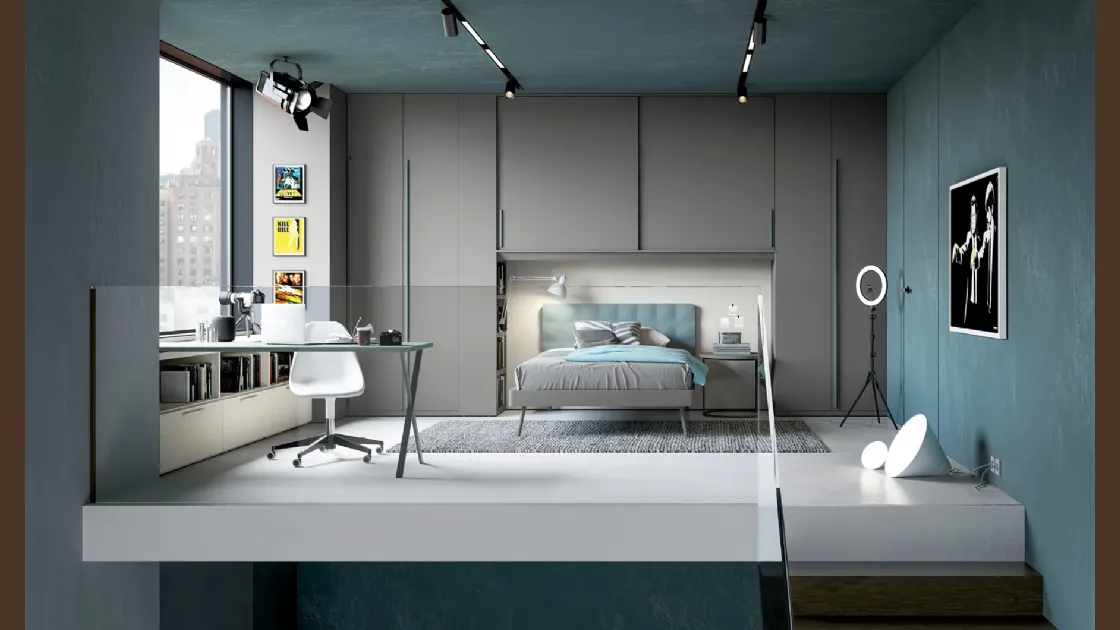 Cameretta a ponte Layout 04B di Doimo Cityline