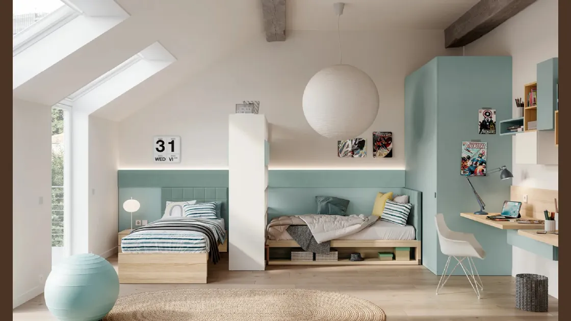 Cameretta Layout 07B di Doimo Cityline