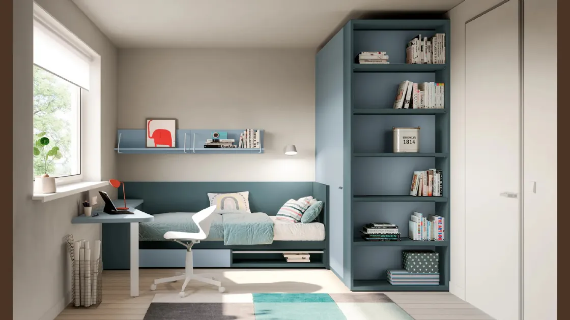 Cameretta Layout 09B di Doimo Cityline