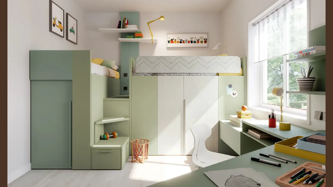 Cameretta Layout 10B di Doimo Cityline