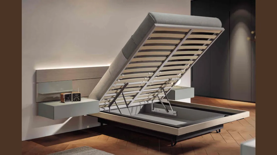 Letto 911 con box contenitore di Veneran