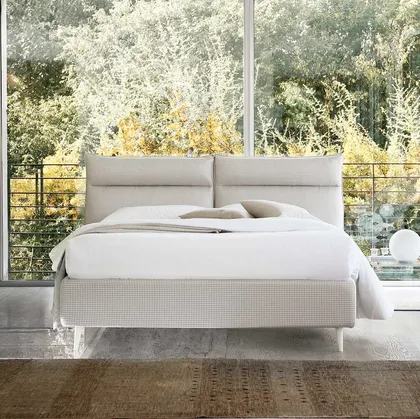 Letto con contenitore Cefalù di Noctis