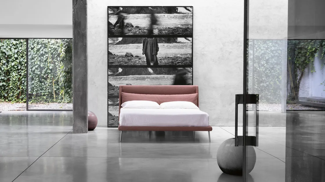 Letto imbottito Eddie di Noctis