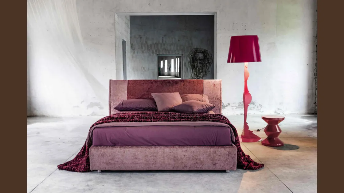 Letto in tessuto Ginger di Veneran