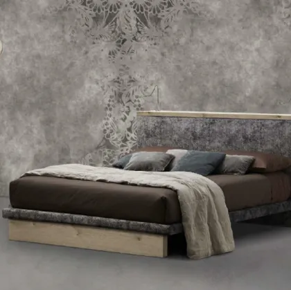 Letto matrimoniale Alba con libreria di Lettissimi