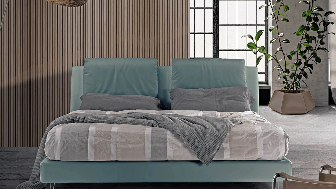 Letto con testiera Camelia di Lettissimi