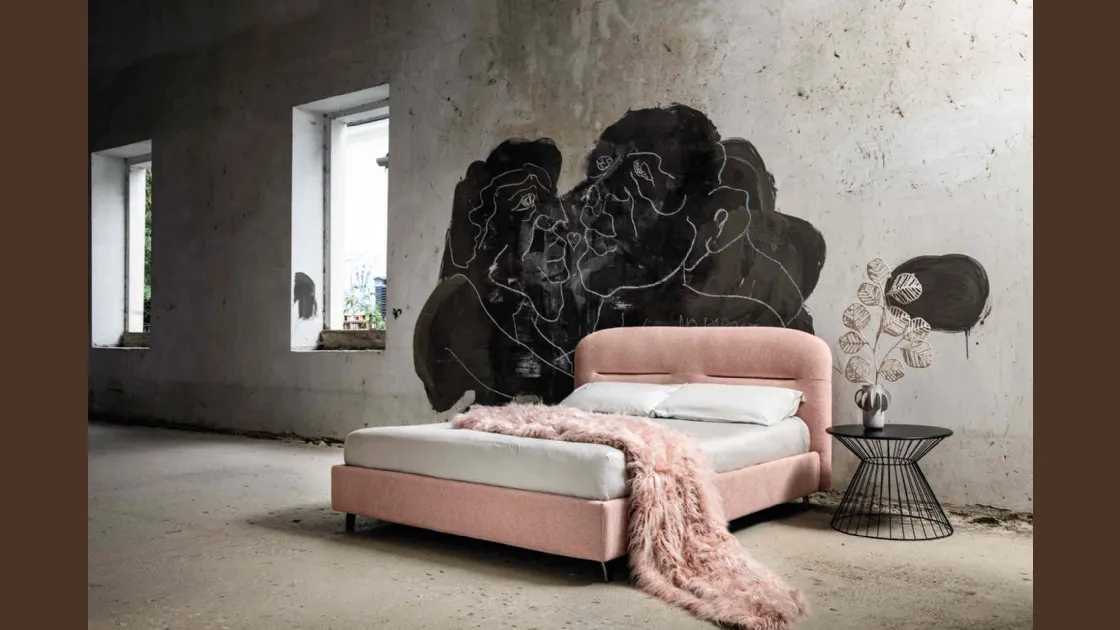 Letto in tessuto Noah di Veneran