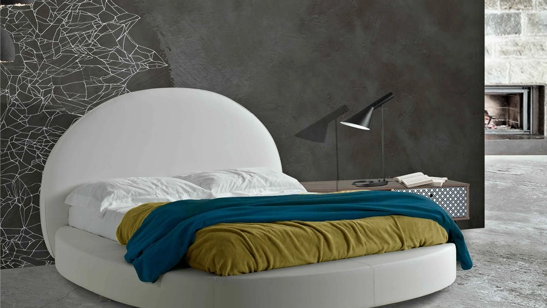 Letto con testiera arrotondata Rondò di Lettissimi