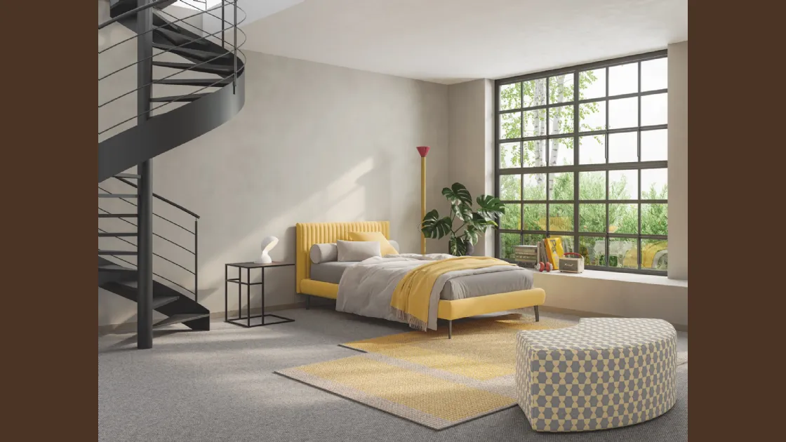 Letto singolo Boiserie Delphine di Twils