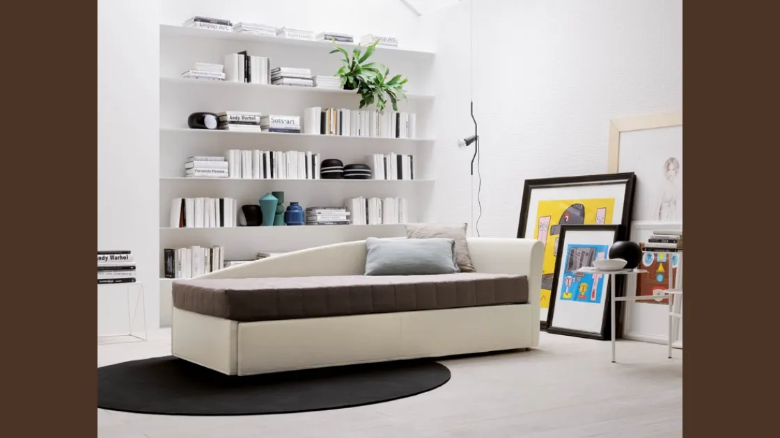 Letto singolo con secondo letto estraibile Camaleo di Rigosalotti