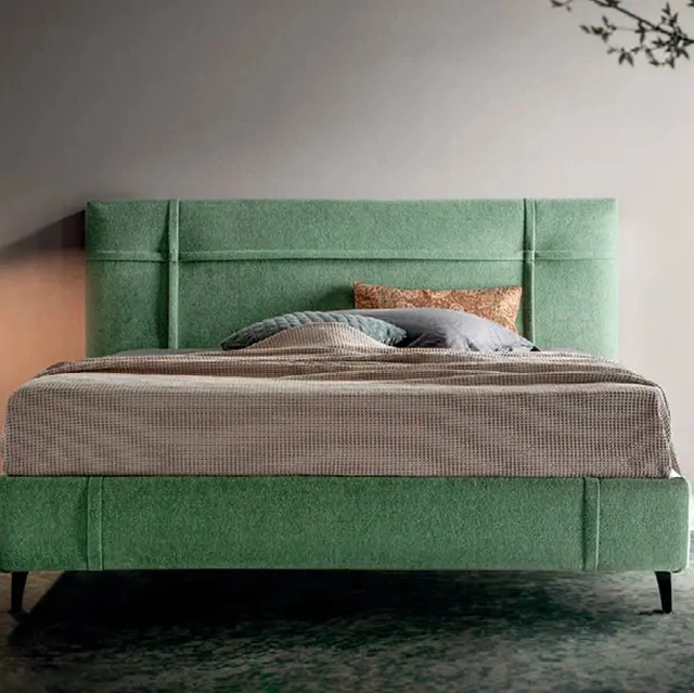 Letto imbottito Valky di Rigosalotti