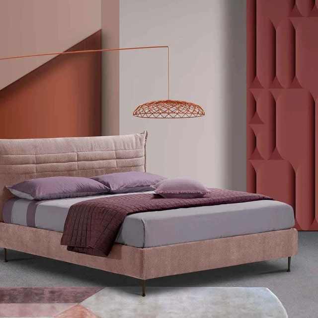 Letto imbottito Zefiro di Lettissimi