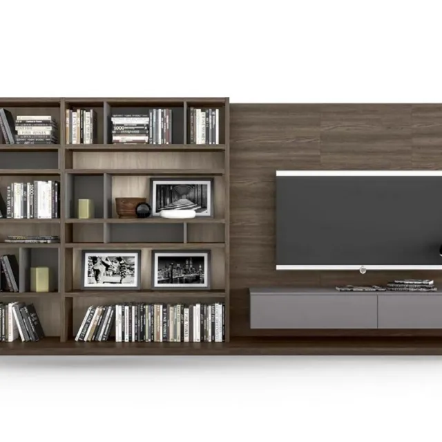 Libreria African Wood GF5065A di Abitare Mobilstella