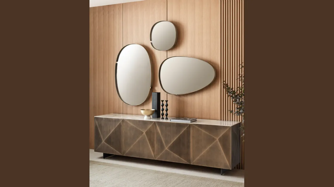 Madia Cubric in metallo di Riflessi