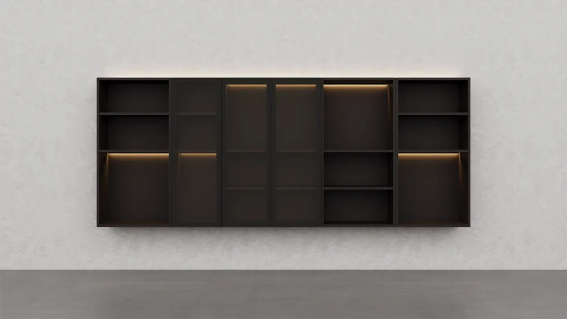 Parete Attrezzata modulare Climb Naxos di Fratelli Elli