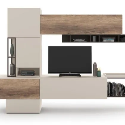 Parete attrezzata GF1090 di Abitare Mobilstella