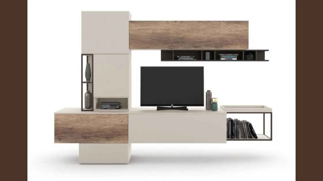 Parete attrezzata GF1090 di Abitare Mobilstella