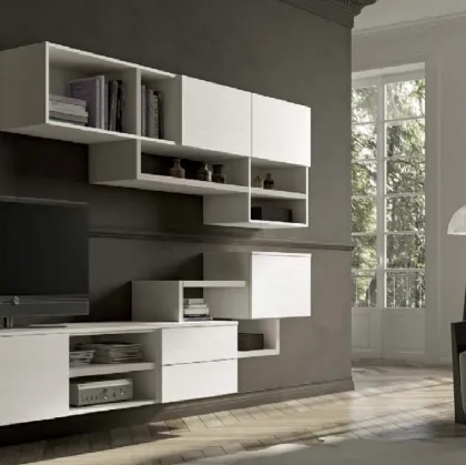Parete attrezzata GF1110 di Abitare Mobilstella