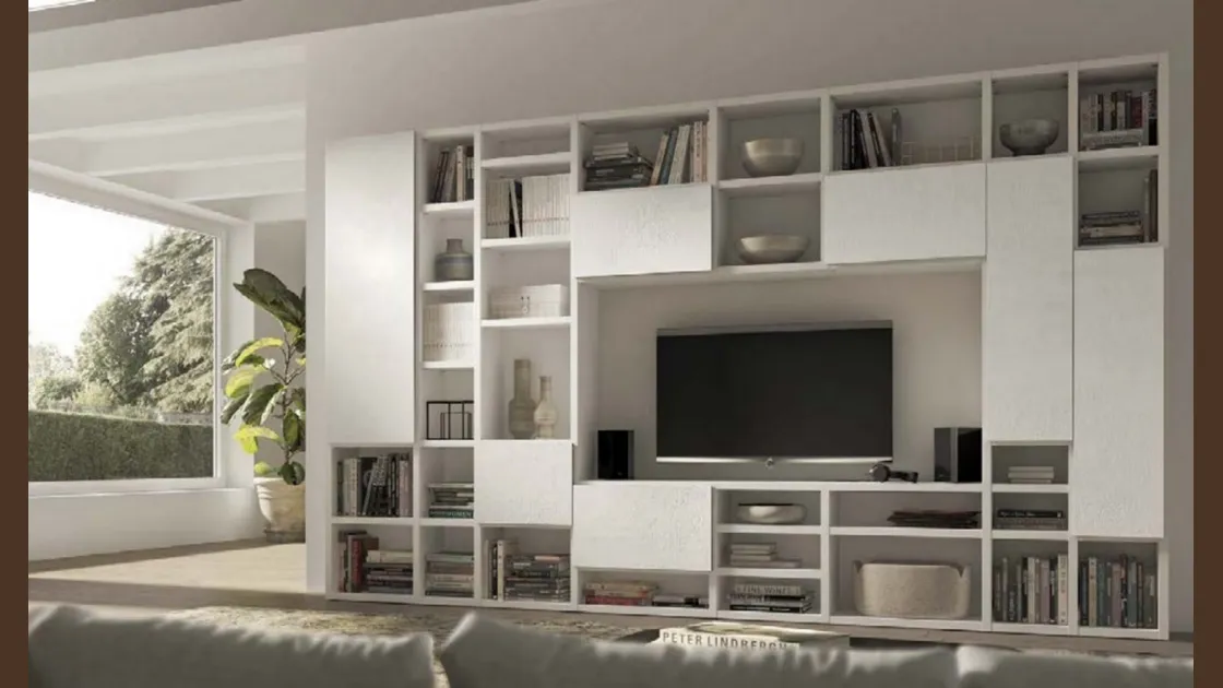Parete attrezzata GF5050 di Abitare Mobilstella
