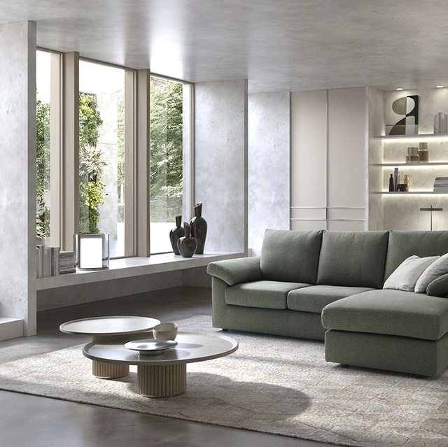 Divano con penisola Mabel di Biel