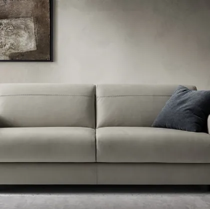 Divano letto in pelle Maya di Nicoline