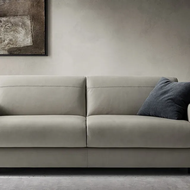 Divano letto in pelle Maya di Nicoline
