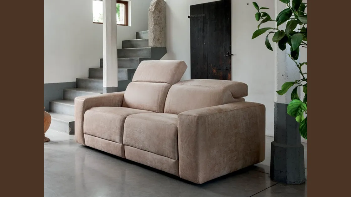 Divano relax lineare Belize di Rigosalotti